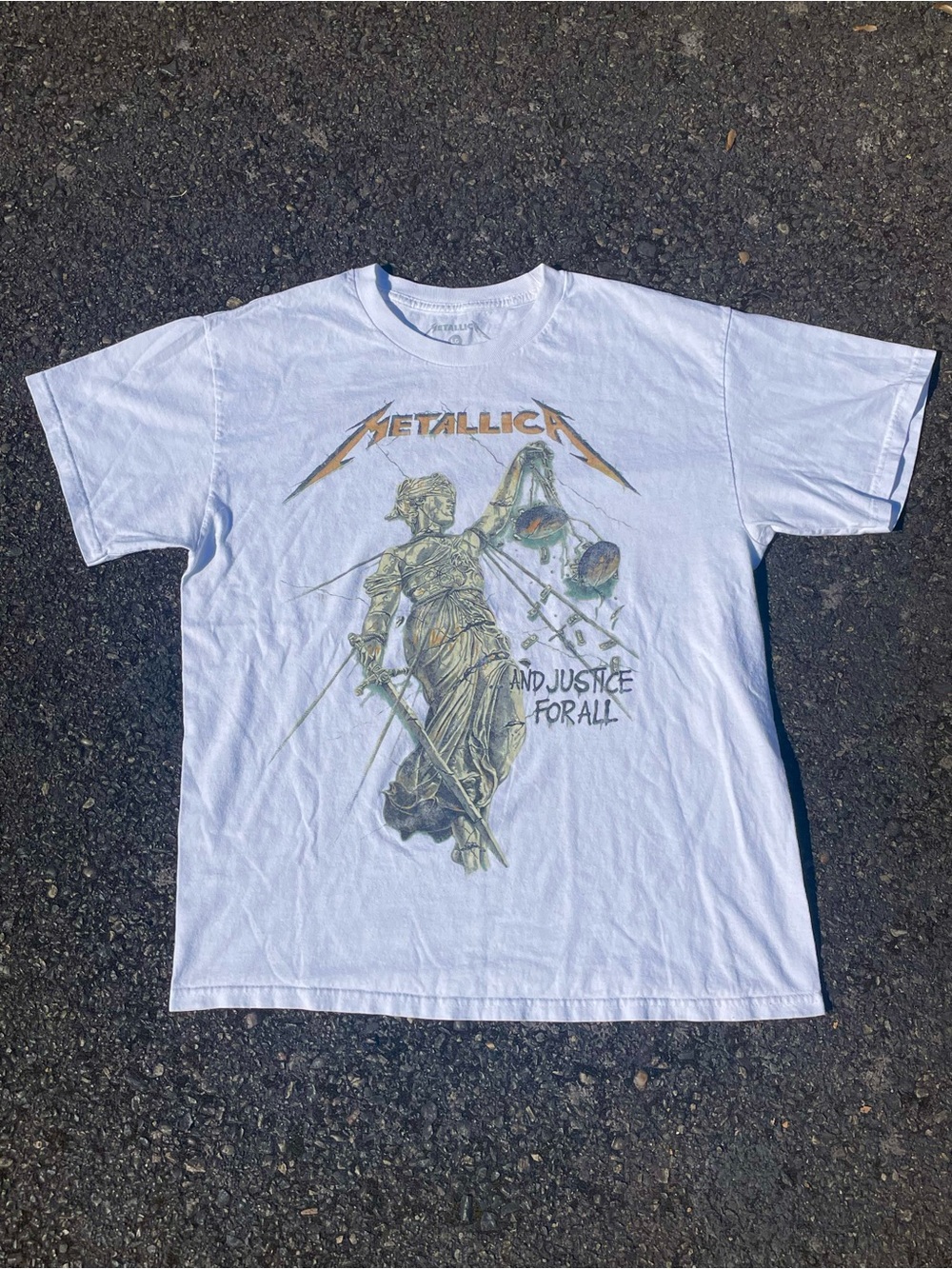 Metallica And Justice For All T-Shirt Size Large